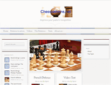 Tablet Screenshot of chesspatterns.net